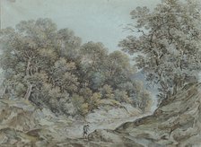 River landscape, 1843. Creator: Joseph Bruno Kaeser.