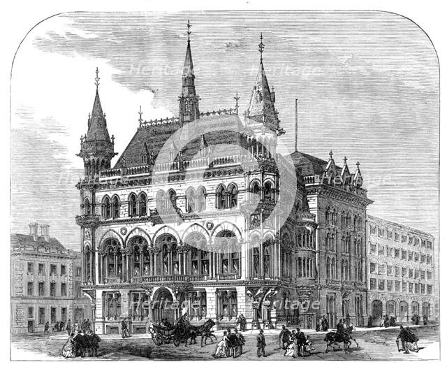 The new Reform Club, Manchester, 1871. Creator: Unknown.