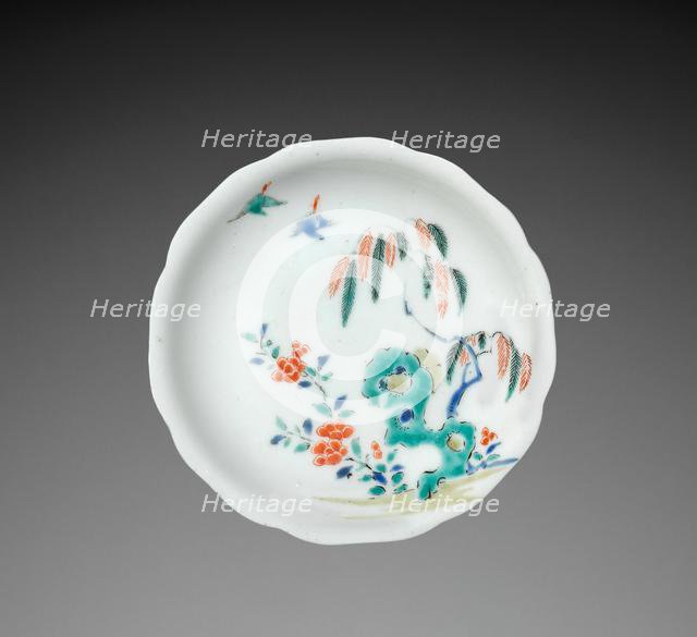 Small Dish: Kakiemon Type, 1700s. Creator: Unknown.