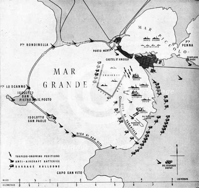 'The enemy's hide-out', 1940 (1943). Artist: Unknown.