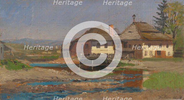 Manor house in a Spis village, 1890-1900. Creator: Ferdinand Katona.