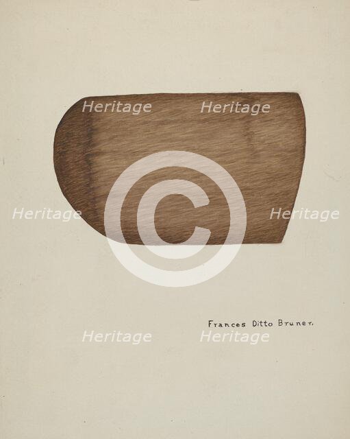Shaker Bonnet Mold, 1935/1942. Creator: Francis Bruner.