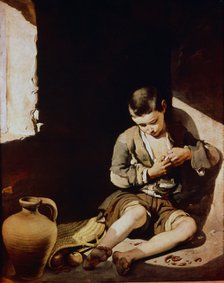  'The little beggar' (1650?) by Bartolome Murillo.