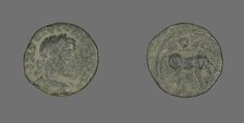 Coin Portraying Emperor Valerian (?), 253-260. Creator: Unknown.