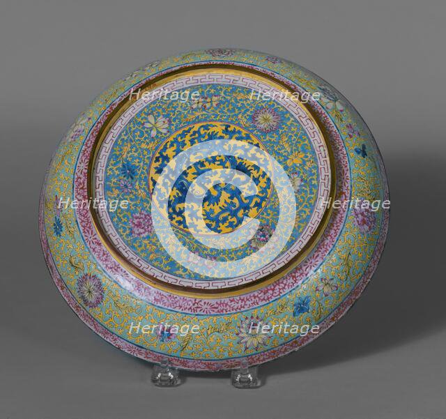 Dish with women and children, about 1800. Creator: Unknown.