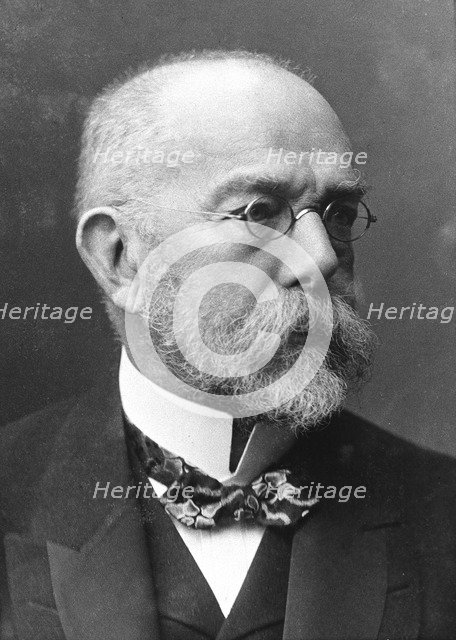 Robert Koch (1843-1910), German bacteriologist and physician. Creator: Unknown.