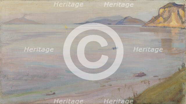 Gulf of Naples, 1905. Creator: Magnus Enckell.