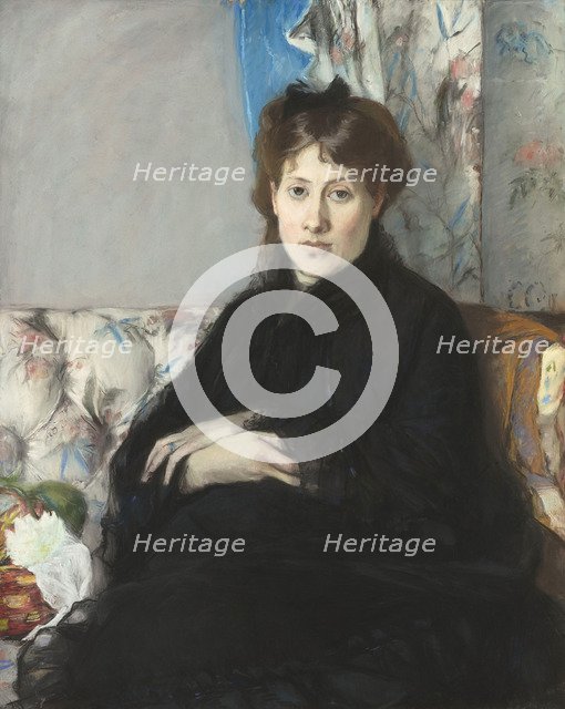 Portrait of Madame Edma Pontillon, née Morisot, 1871. Artist: Morisot, Berthe (1841-1895)