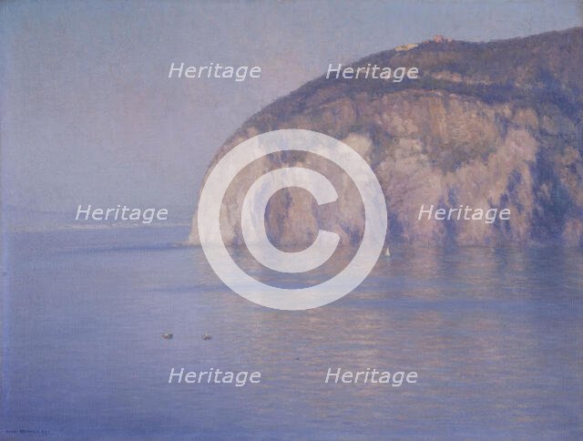 Scutolo, in golden afternoon light, 1921. Creator: Henry Brokman.