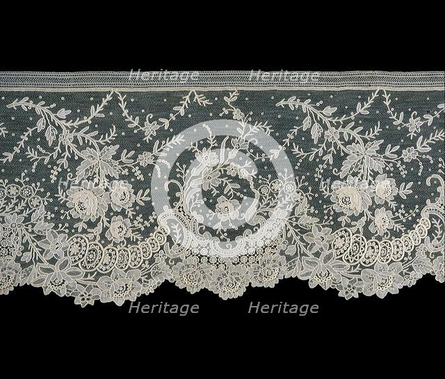 Flounce, Belgium, 1875/1900. Creator: Unknown.