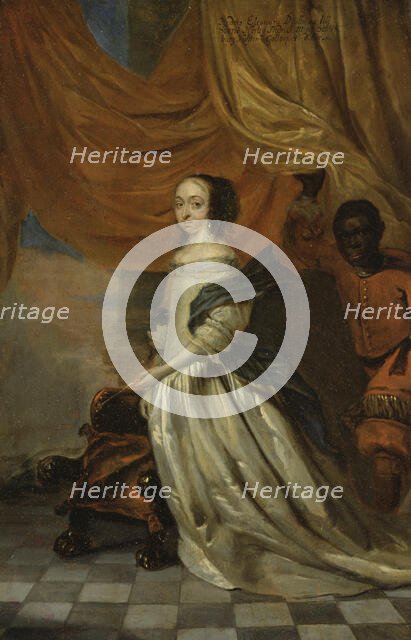 Hedvig Eleonora, 1636-1715, Queen of Sweden, Princess of Holstein-Gottorp, mid-late 17th century. Creator: Abraham Wuchters.