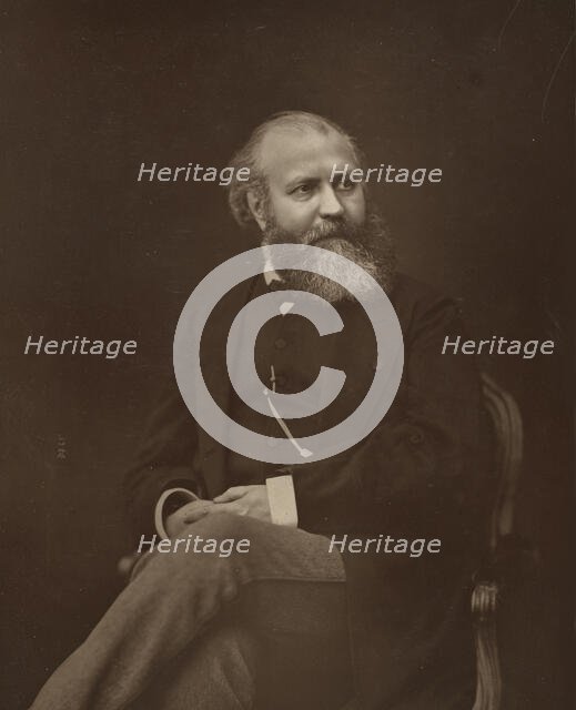 Portrait of the composer Charles Gounod (1818-1893), c. 1880. Creator: Mulnier, Ferdinand (1817-1891).