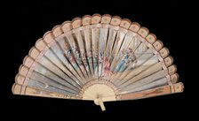 Brisé fan, French, 1800-1810. Creator: Unknown.