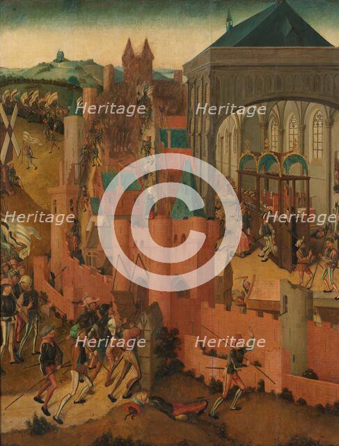 The Siege of Rhenen, c.1499-c.1525. Creator: Master of Rhenen.