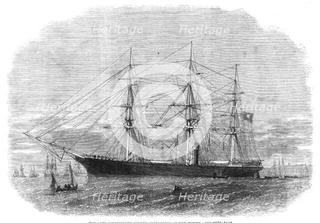 The late Confederate cruiser Shenandoah in the Mersey, 1865. Creator: Smyth.