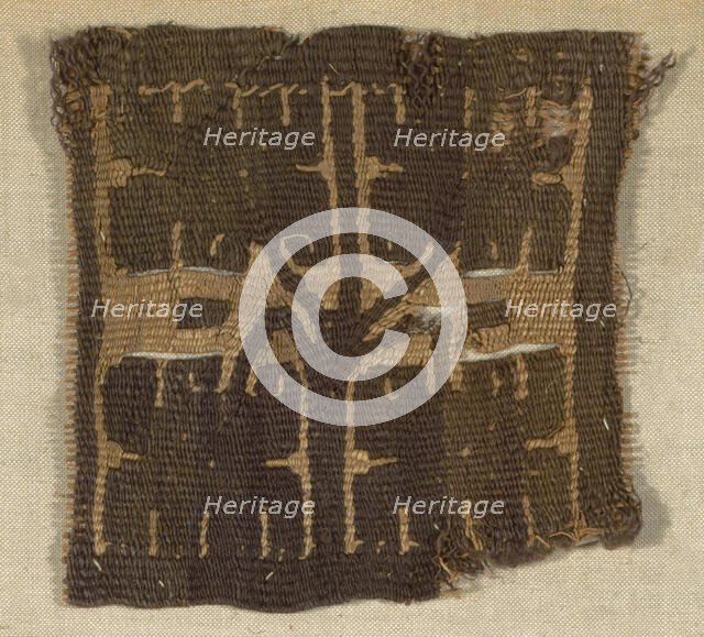 Fragment, Egypt, Roman period (30 B.C.- 641 A.D.), 5th/6th century. Creator: Unknown.