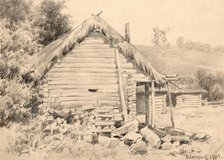 Shed in a Village near the Ural Mountains, 1904. Creator: Boris Vasilievich Smirnov.