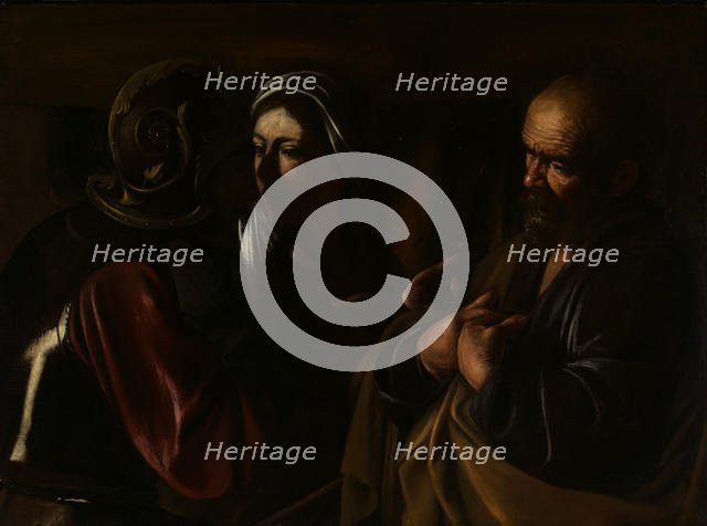 The Denial of Saint Peter, 1610. Creator: Michelangelo Caravaggio.