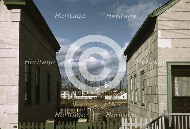 Connecticut town, probably Stonington, on the sea, 1940. Creator: Jack Delano.