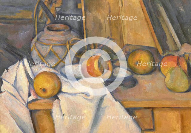 Fruits et pot de gingembre, 1890-1893. Creator: Cézanne, Paul (1839-1906).