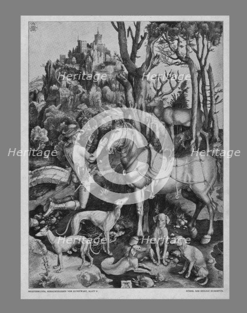 St Eustace, c1501, (19th century).  Artist: Unknown.