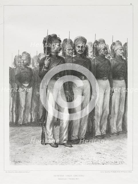 Infanterie Turque, Chasseurs, 1837. Creator: Auguste Raffet (French, 1804-1860).