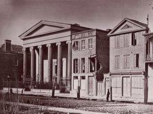 Hibernian Hall, Charleston, ca. 1864. Creator: George N. Barnard.