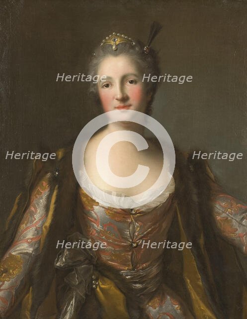 Marquise de Broglie (1718-1777) as Sultana, Made 1742. Creator: Jean-Marc Nattier.