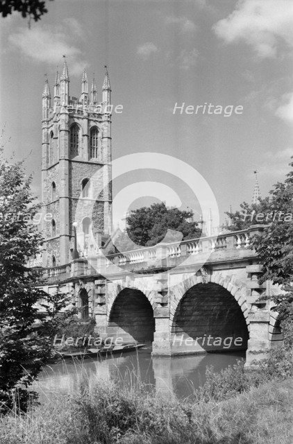 Magdalen Bridge, Oxford, 1945-1980. Artist: Eric de Maré