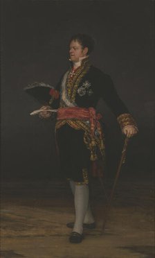 Portrait of José Miguel de Carvajal-Vargas, 2nd Duke of San Carlos, 1815. Creator: Goya, Francisco, de (1746-1828).