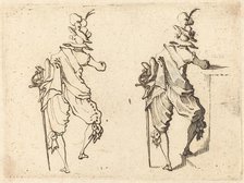 Man with Sword, c. 1617. Creator: Jacques Callot.