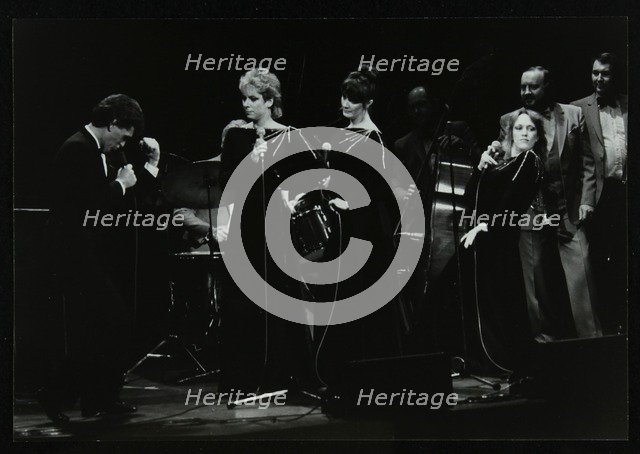 Georgie Fame and Sweet Substitute with Keith Smith's Hefty Jazz in concert, 1984. Artist: Denis Williams