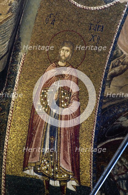 Saint Tarachus of Cilicia, Church of the Holy Saviour, Istanbul, 14th century. Creator: Unknown.