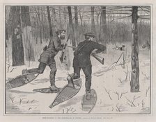 Deer-Stalking in the Adirondacks in Winter (Every Saturday, Vol. II, New Serie..., January 21, 1871. Creator: John Parker Davis.