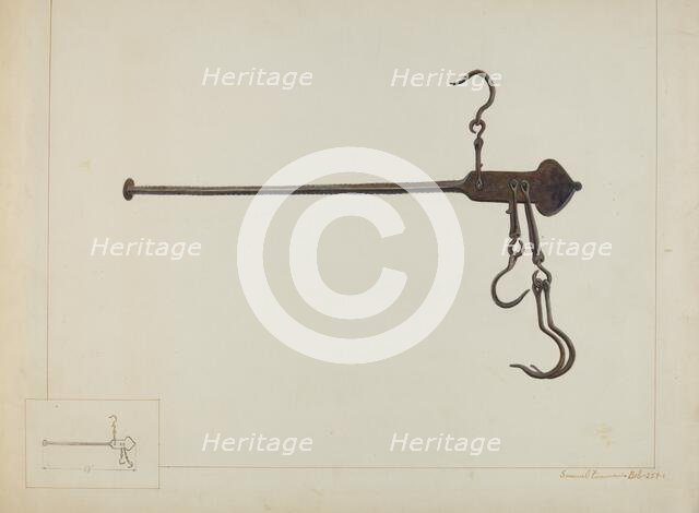 Iron Scales, c. 1937. Creator: Samuel Fineman.