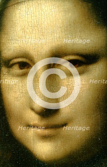 'Portrait of Mona Lisa' (detail), 1503-1506. Artist: Leonardo da Vinci