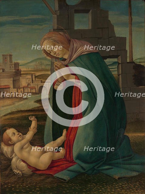 The Nativity, late 15th century. Creator: Workshop of Botticelli (Italian, Florentine, 1444/45-1510).