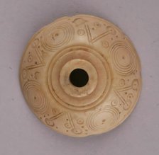 Spindle Whorl, Iran, 9th-10th century. Creator: Unknown.