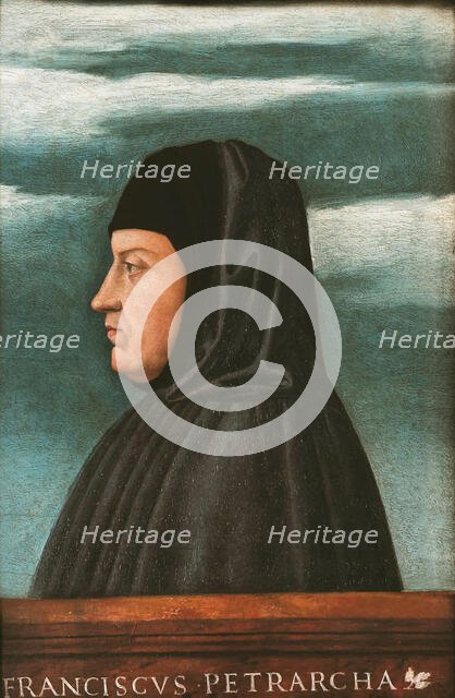 Portrait of Francesco Petrarca (1304-1379), . Creator: Bonsignori; Francesco (c. 1460-1519).
