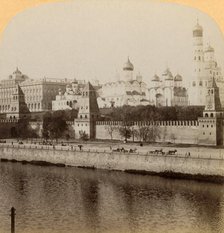 'The Kremlin, Moscow, Russia - "There lie our ancient Czars asleep", 1898. Creator: Underwood & Underwood.