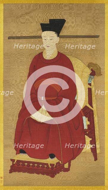Portrait of the Emperor Duzong of Song (1240-1274). Creator: Chinese Master.
