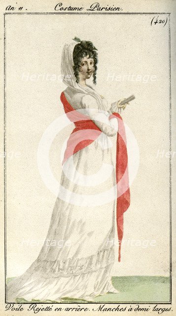 French fashions of the 19th century, 1803 (1938). Artist: Unknown