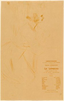La Lépreuse, 1896. Creator: Henri de Toulouse-Lautrec.