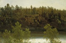 Swedish Lake. Study, 1853. Creator: Markus Larsson.