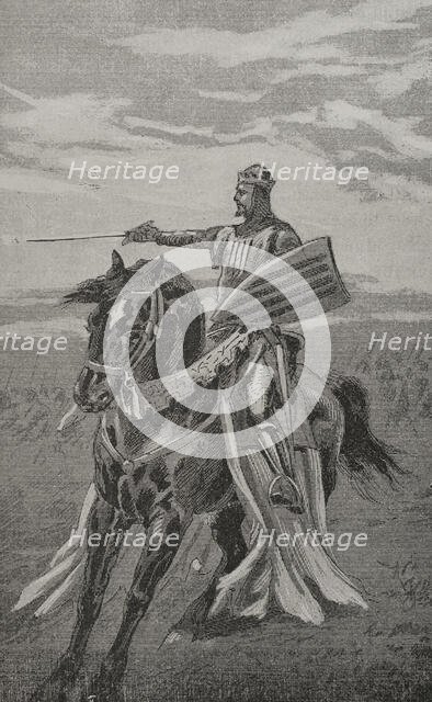 James II of Aragon, so-called "the Just" (1267-1327), 1890. Creator: Unknown.