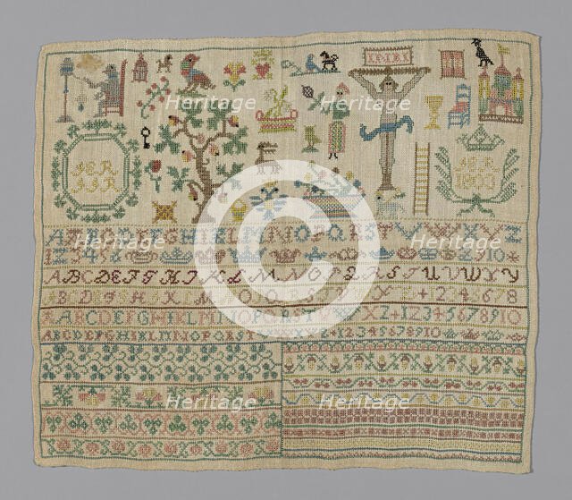 Sampler, Germany, 1803. Creator: Unknown.