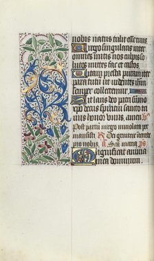 Book of Hours (Use of Rouen): fol. 73v, c. 1470. Creator: Master of the Geneva Latini (French, active Rouen, 1460-80).