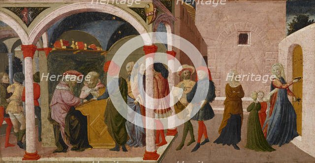 Episodes from the Story of Susanna, c1450. Creator: Marco del Buono Giamberti.