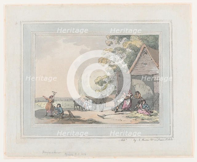 Haymakers, 1787., 1787. Creator: Thomas Rowlandson.