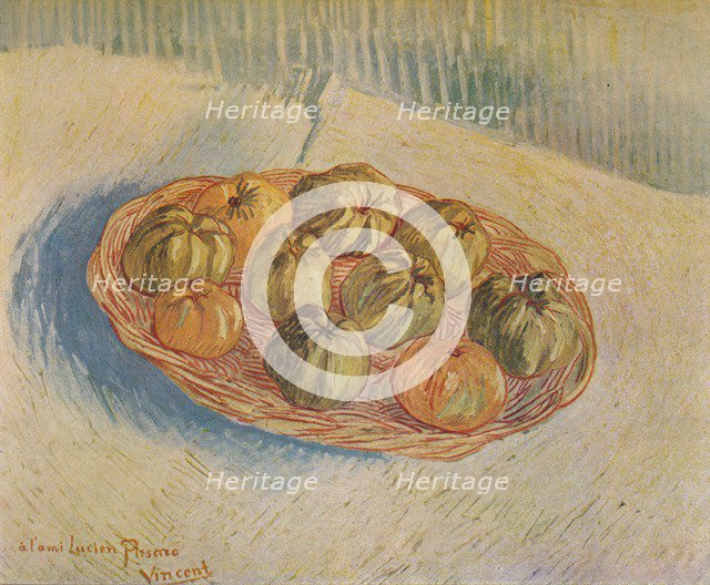'Panier Rempli De Pommes', 1887. Artist: Vincent van Gogh.